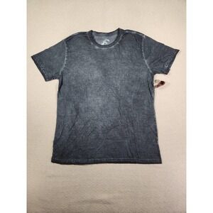 Fission Shirt Mens Large L Gray Stretch Cotton Blend Pullover Crew Neck NWT‎ A5